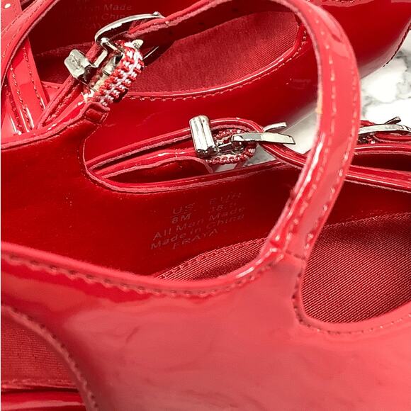 Circus by Sam Edelman Sz 8M Red Patent Fraya Slingback Pumps Pointed Toe T2-4 - Picture 7 of 9